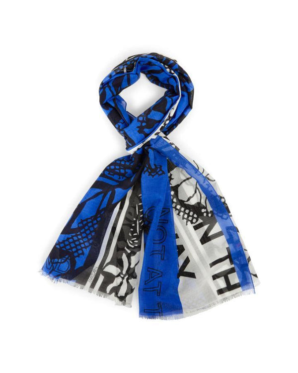 Marc Cain - Floral Color Blocked Scarf