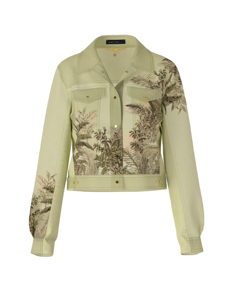 Marc Cain - Floral Denim Style Jacket