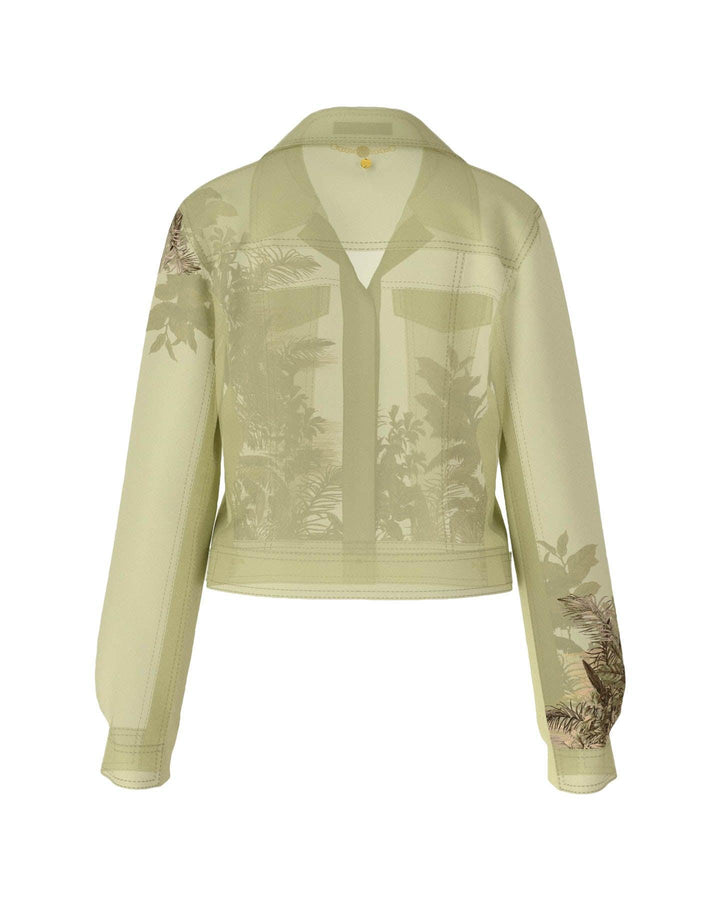 Marc Cain - Floral Denim Style Jacket