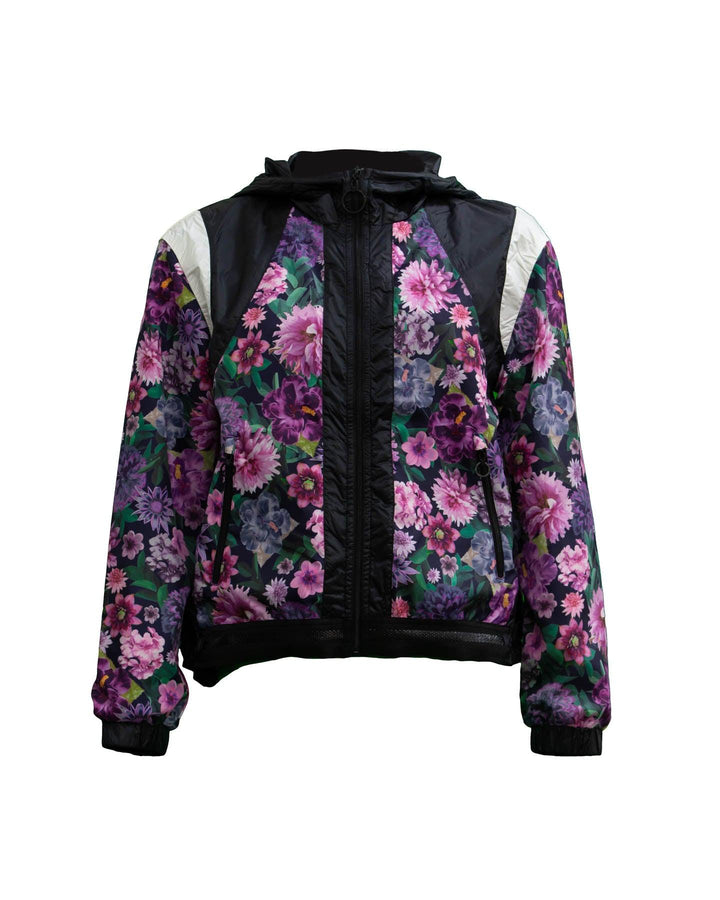 Marc Cain - Floral Hooded Bomber