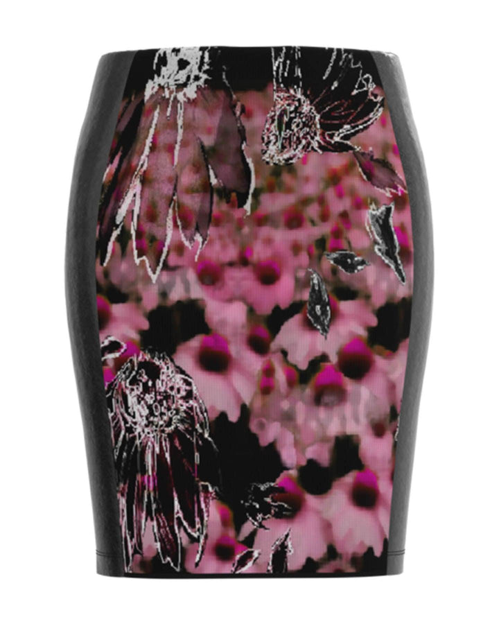 Marc Cain - Floral Print Front Pencil Skirt