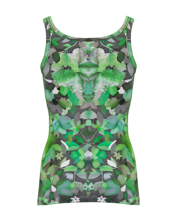 Marc Cain - Floral Print Tank Crocodile