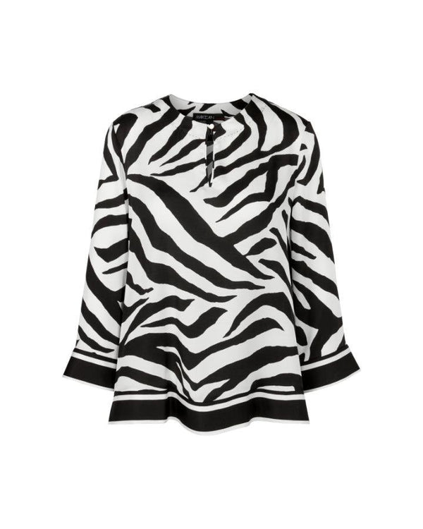 Marc Cain - Flowy Zebra Print Blouse