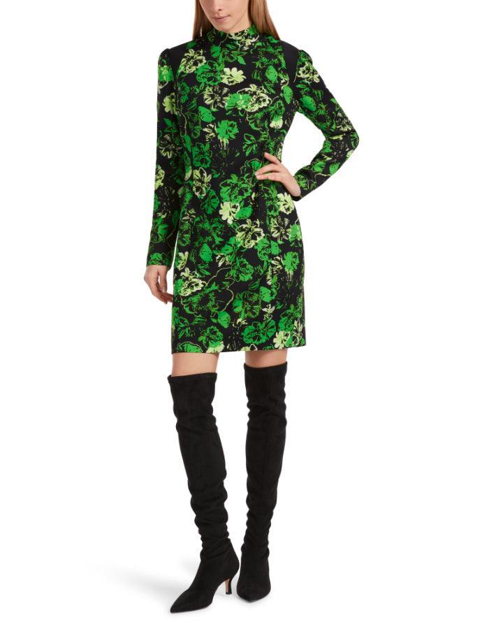Marc Cain - Green Floral Print Dress