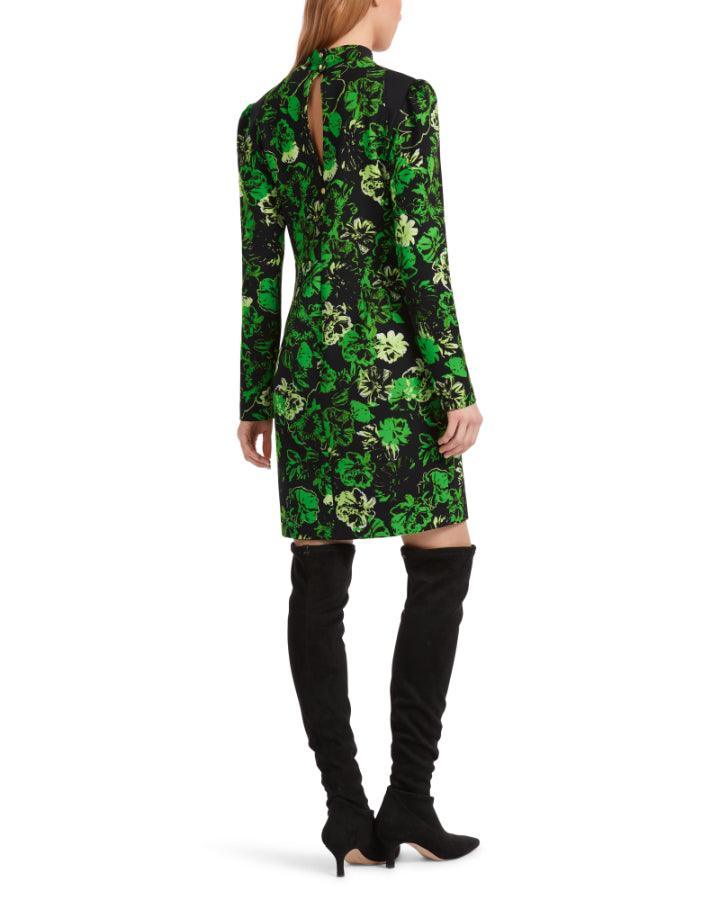 Marc Cain - Green Floral Print Dress