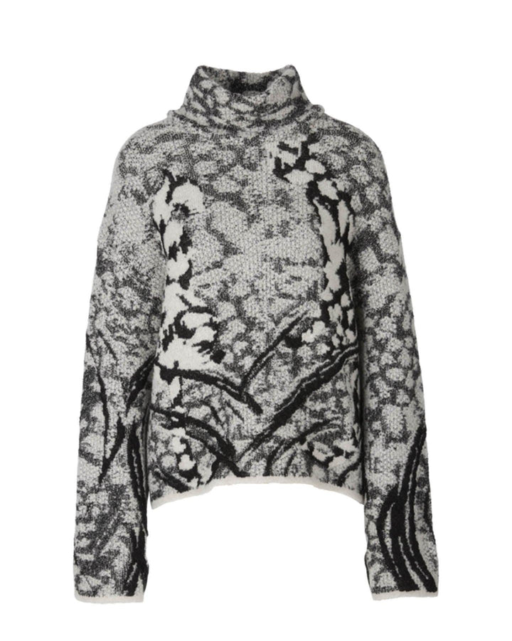 Marc Cain - Jacquard Print Turtleneck