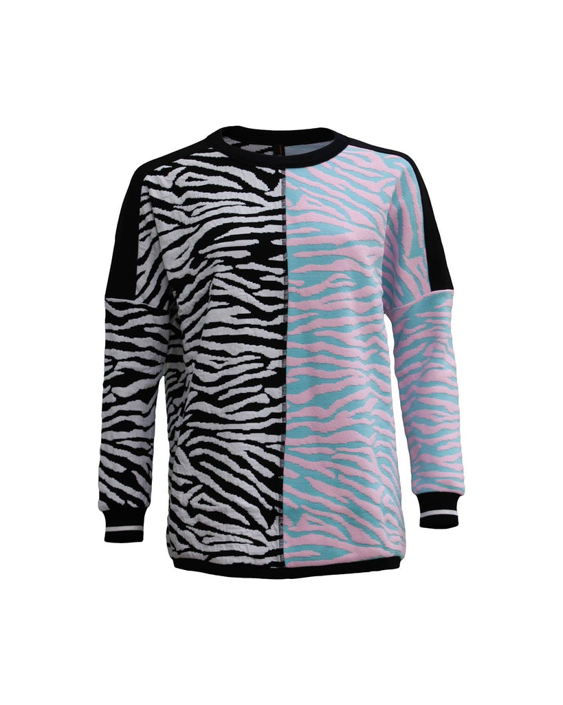 Marc Cain - Knit Zebra Print Sweater