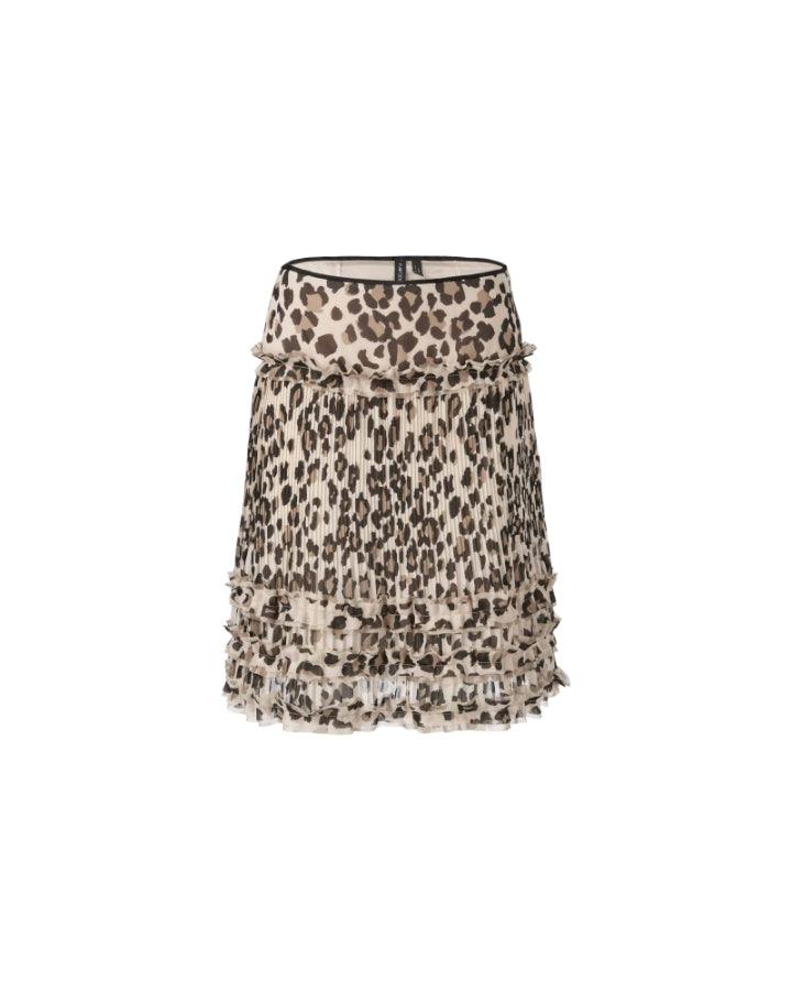 Marc Cain - Leopard Print Tiered Skirt