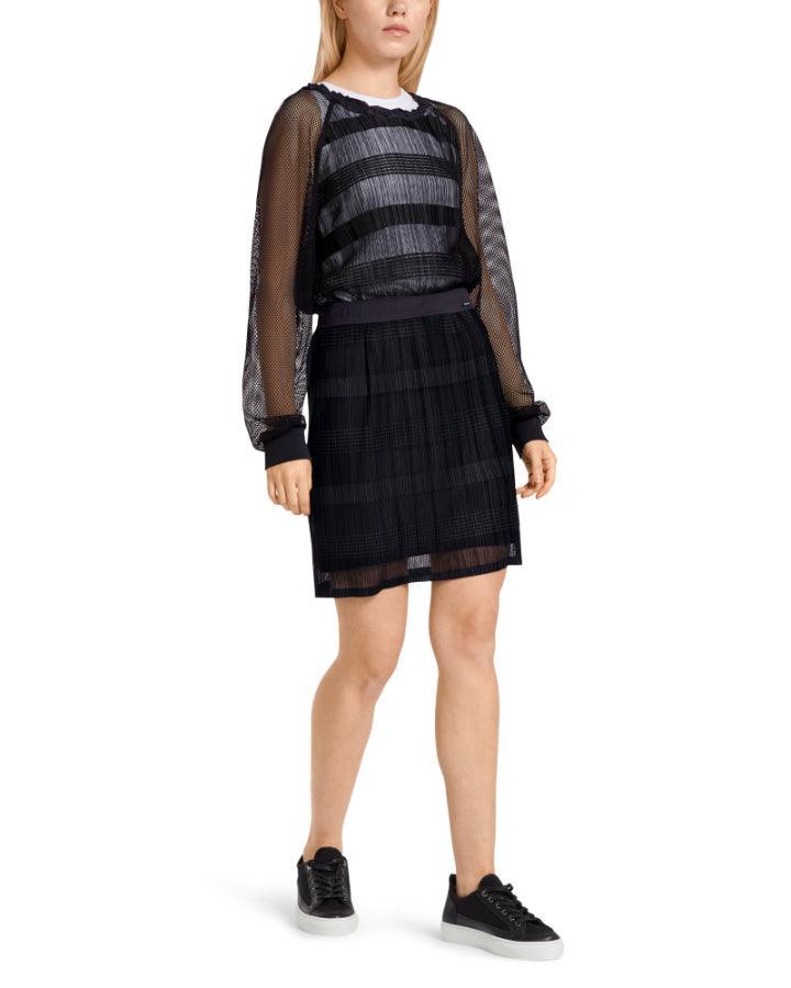Marc Cain - Mesh Lined Pull On Skirt