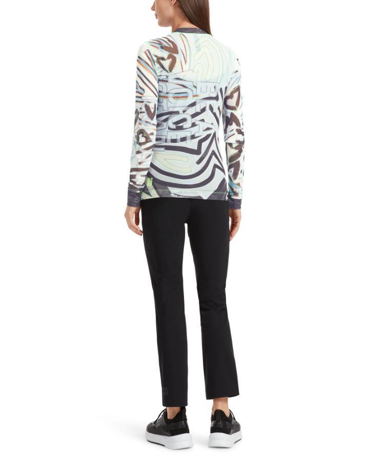 Marc Cain - Mesh Print Top