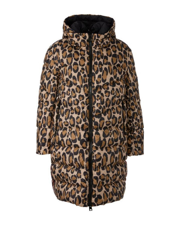 Marc Cain - Mixed Animal Print Puffer Coat