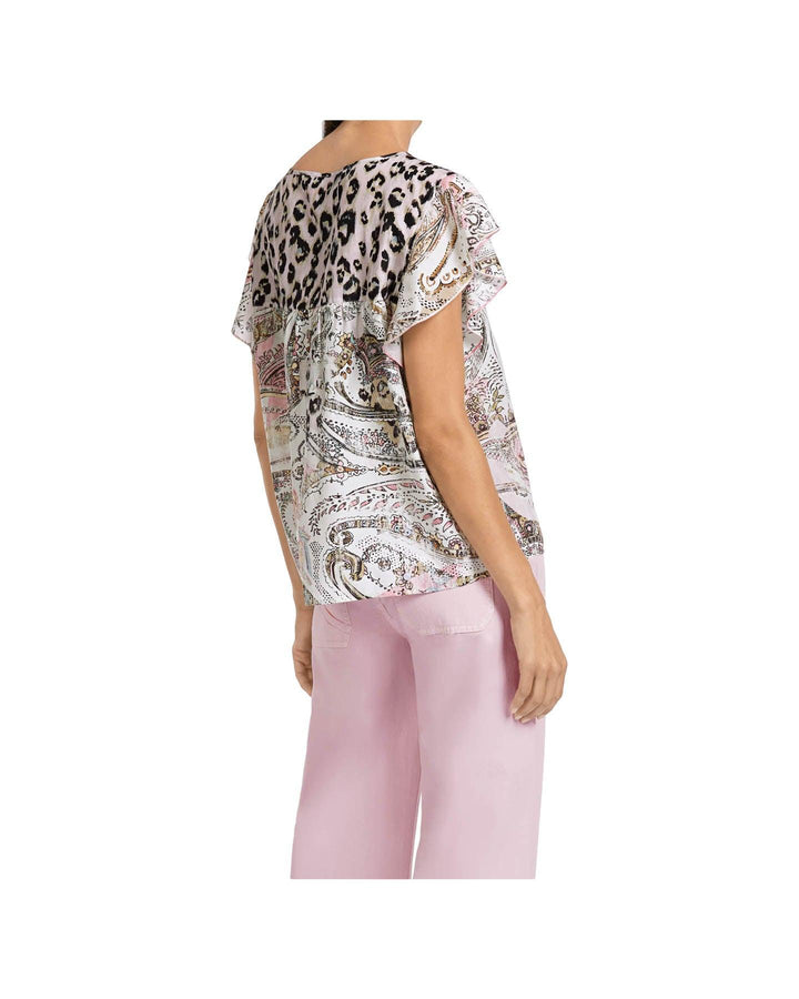 Marc Cain - Paisley Cap Sleeve Top