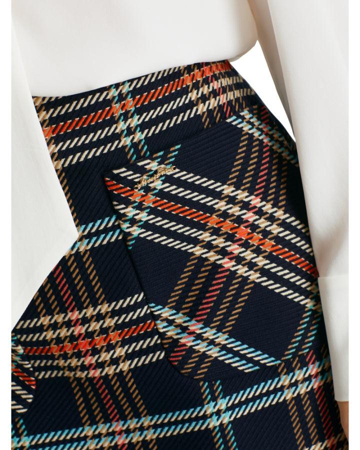 Marc Cain - Plaid Mini Skirt