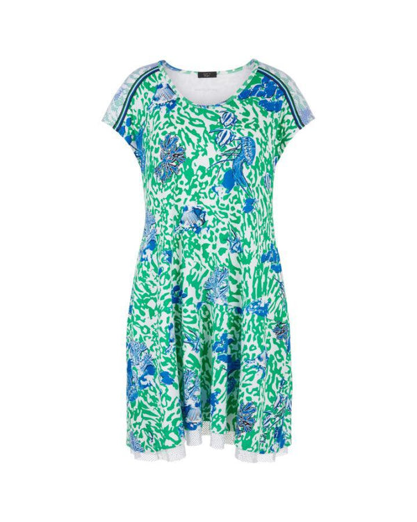 Marc Cain - Print Cap Sleeve Dress