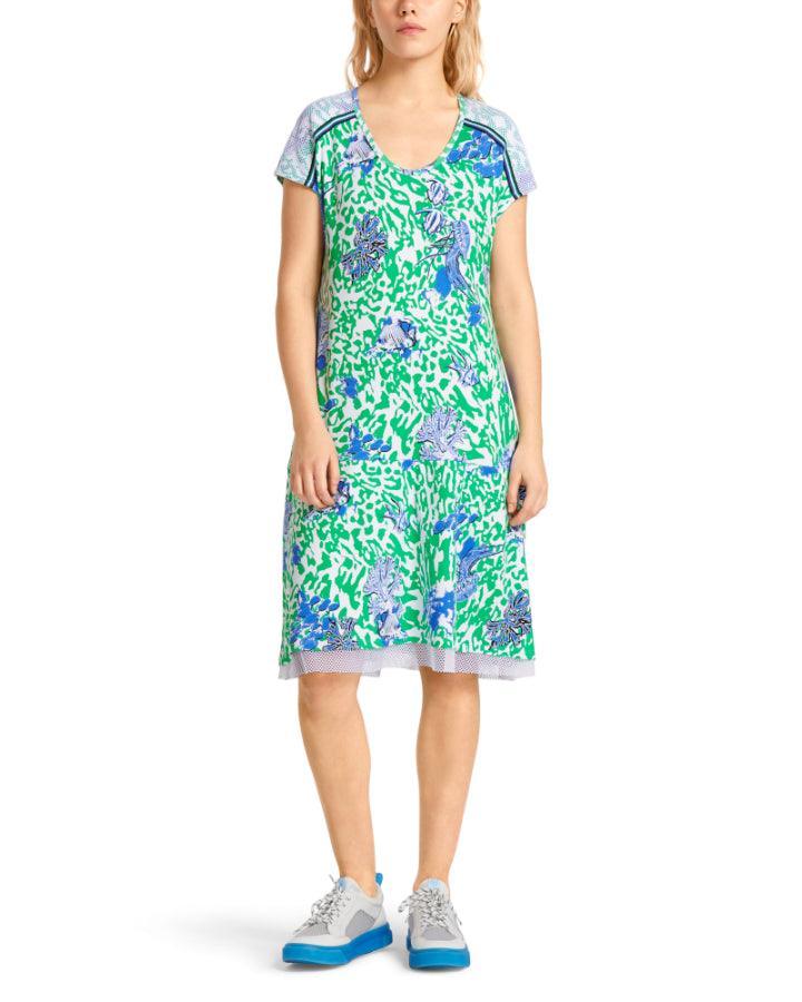 Marc Cain - Print Cap Sleeve Dress