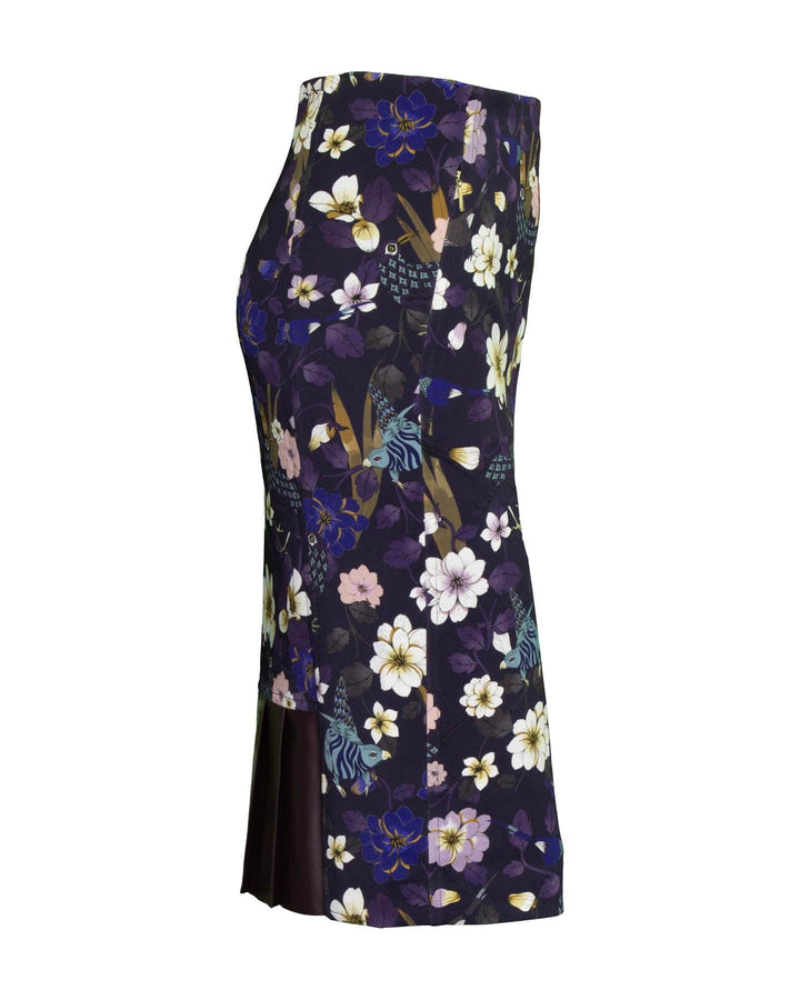 Marc Cain - Print Pencil Skirt Pleat Detail