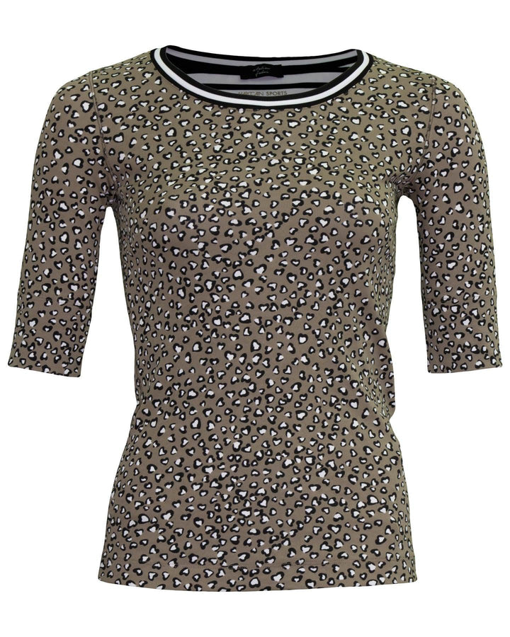 Marc Cain - Print Rib T-Shirt