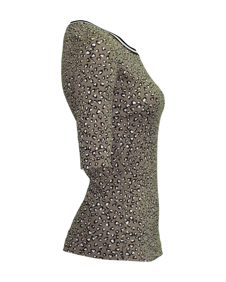 Marc Cain - Print Rib T-Shirt
