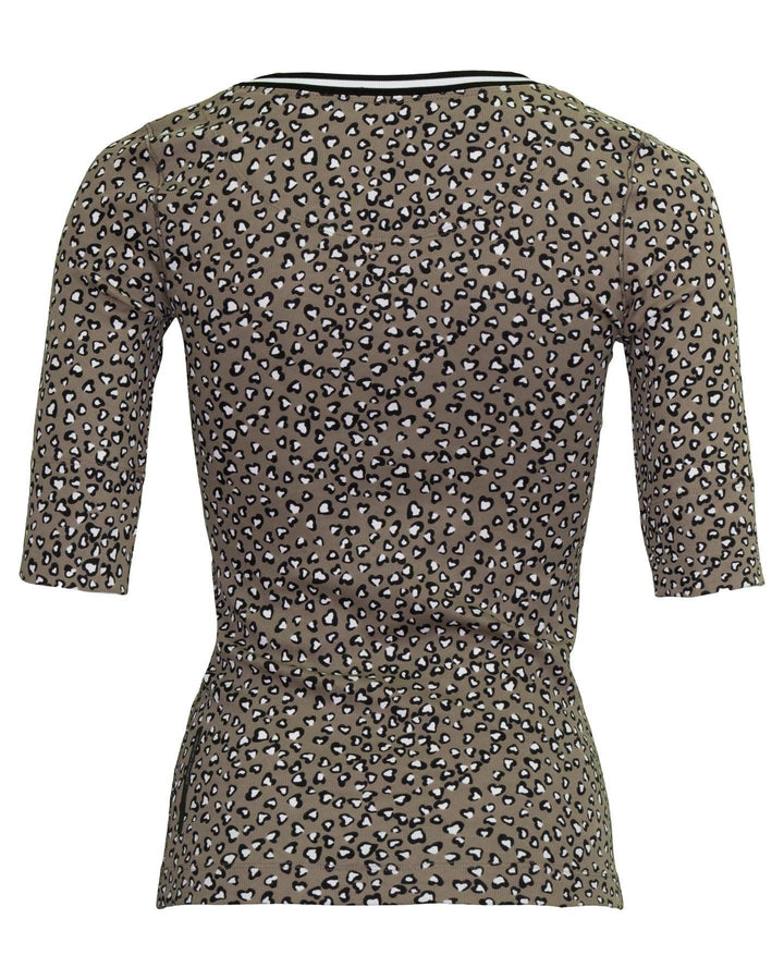 Marc Cain - Print Rib T-Shirt