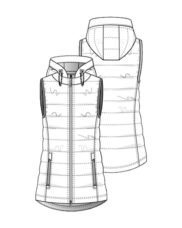 Marc Cain - Puffer Hooded Vest