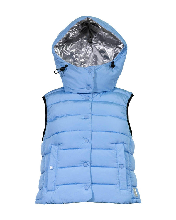 Marc Cain - Puffy Vest with Removable Hood