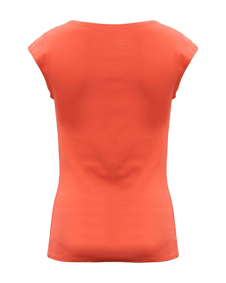 Marc Cain - Red Cap Sleeve Tee