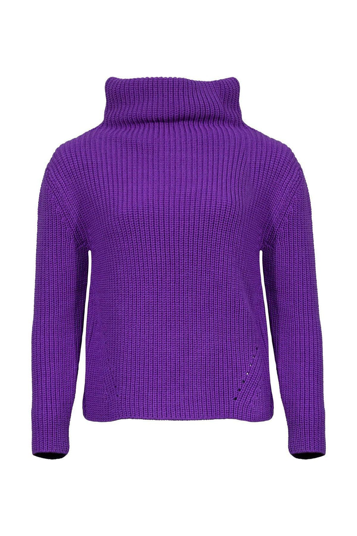 Marc Cain - Rib Stand Collar Sweater