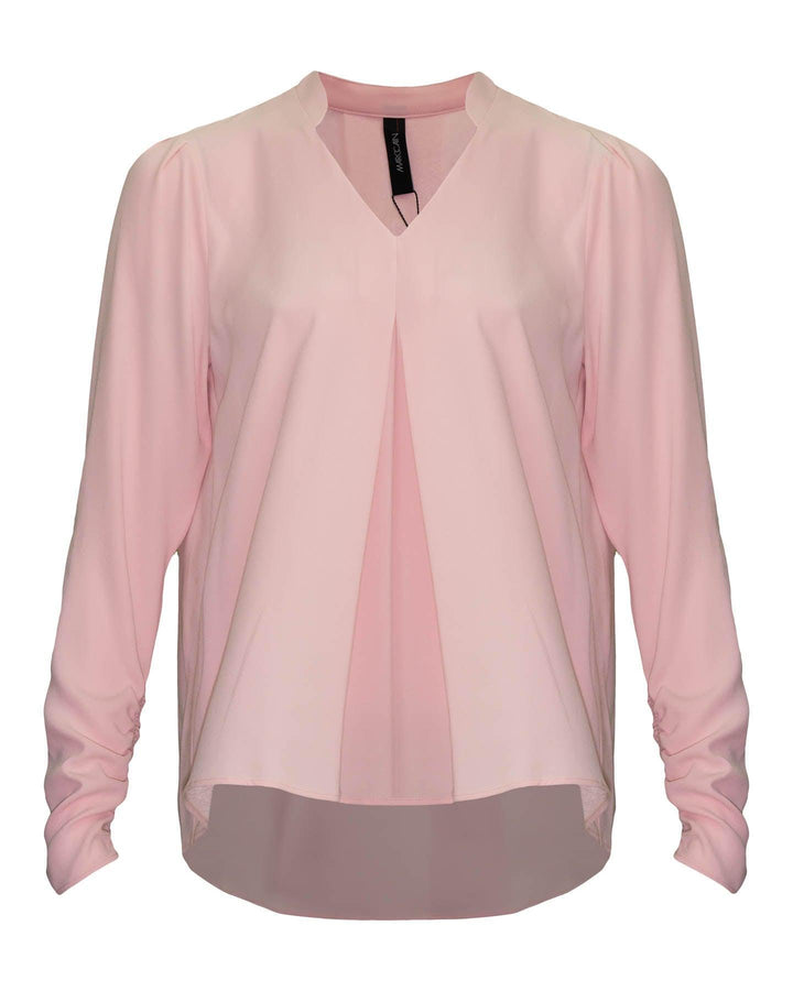 Marc Cain - Ruched Pink Blouse