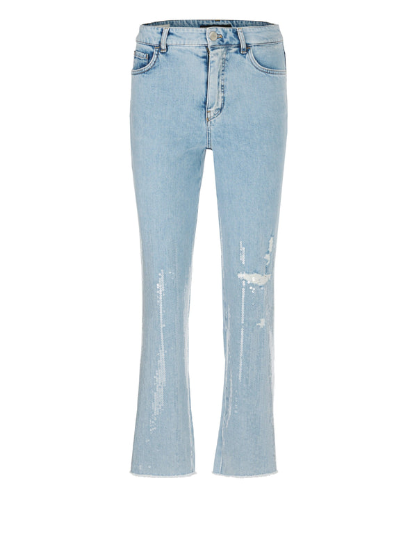 Marc Cain - Sequin Distressed Jeans