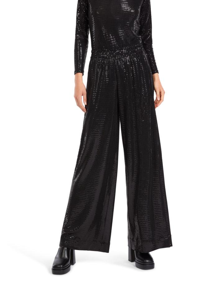 Marc Cain - Sequin Wide Leg Pull On Pant