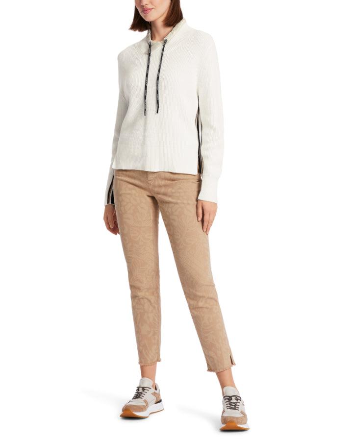 Marc Cain - Shawl Collar Cashmere Blend Pullover