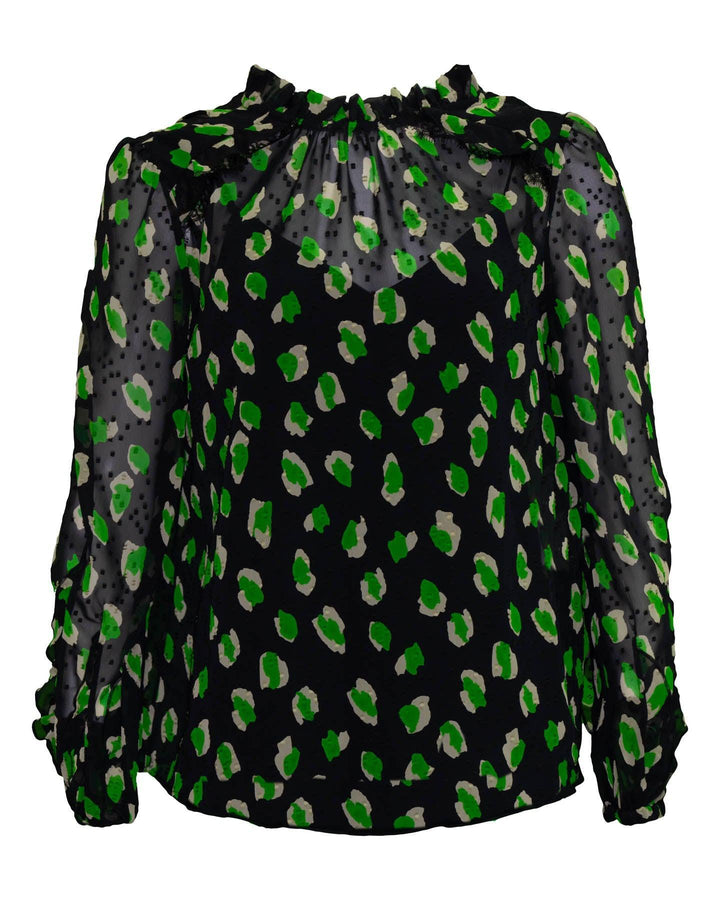 Marc Cain - Sheer Print Blouse with Cami