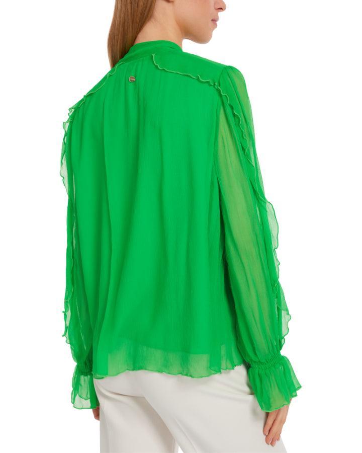 Marc Cain - Sheer Ruffle Blouse