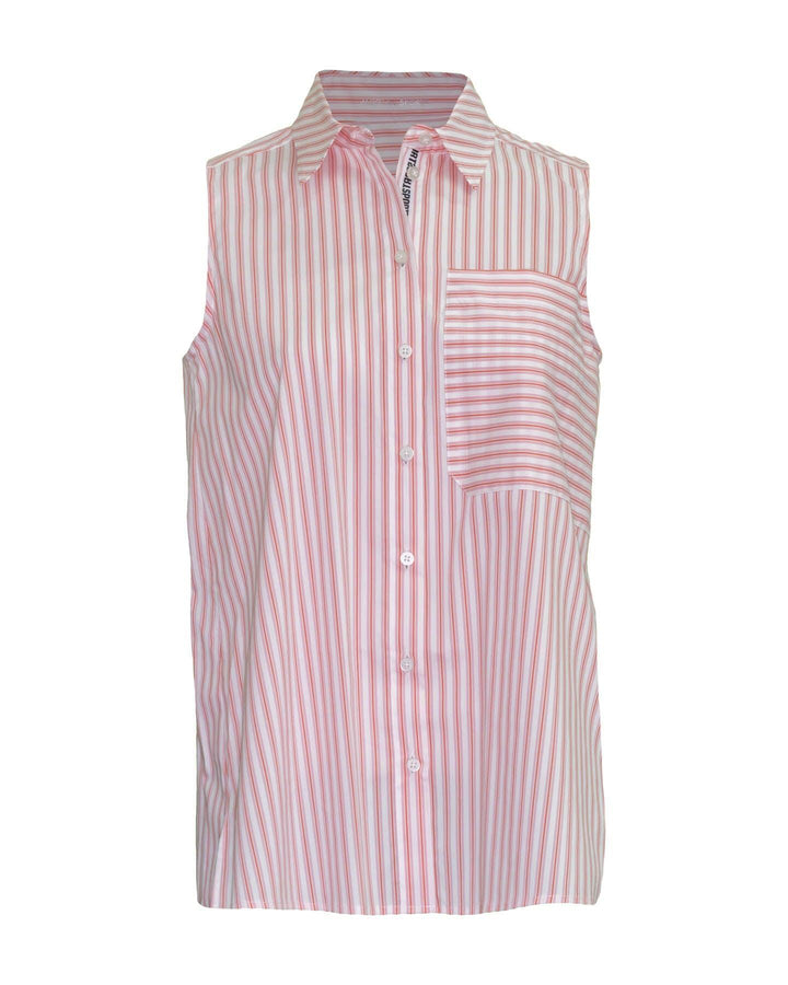Marc Cain - Sleeveless Stripe Shirt