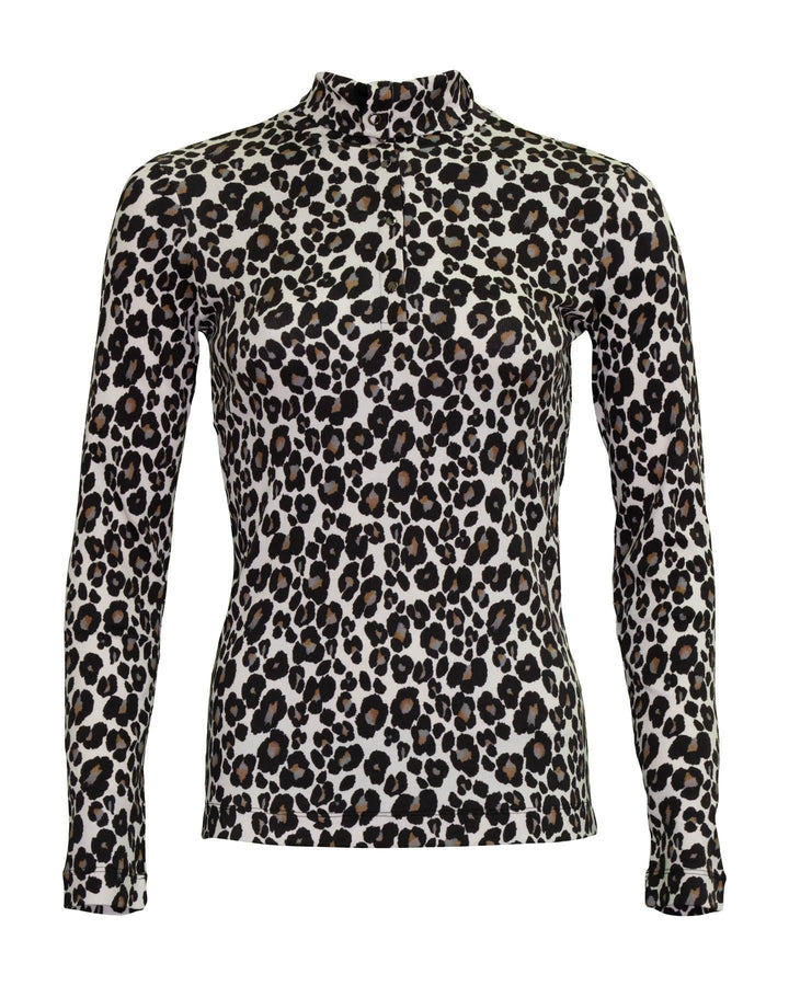 Marc Cain - Snap Collar Long Sleeve T-Shirt