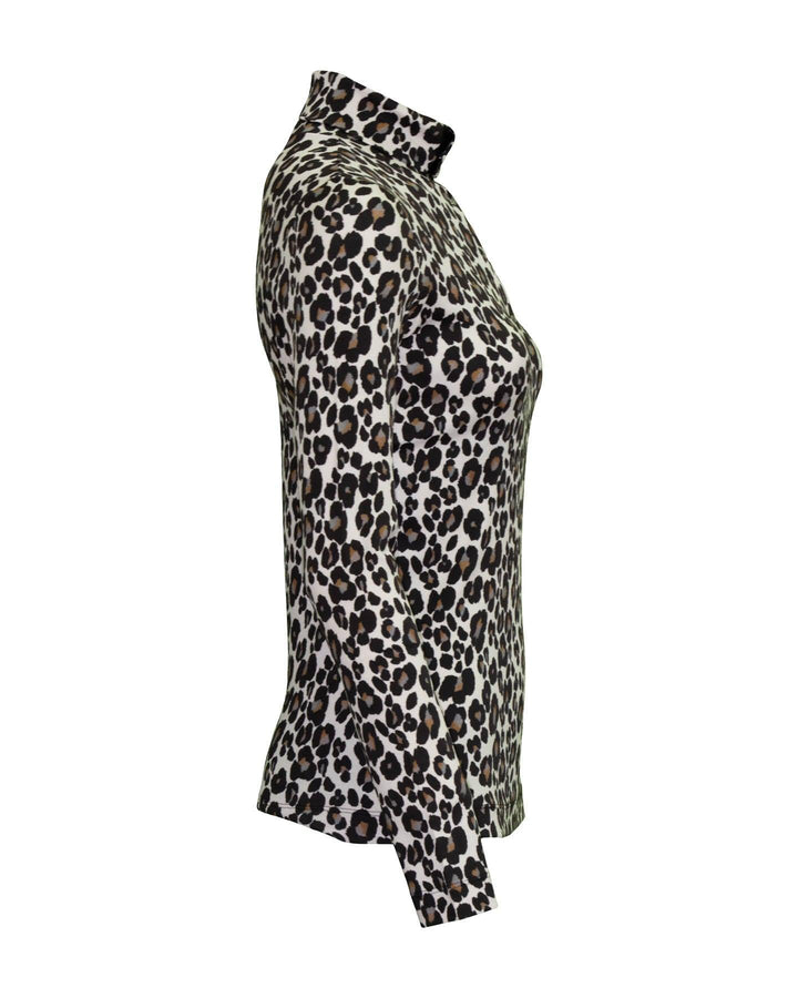 Marc Cain - Snap Collar Long Sleeve T-Shirt