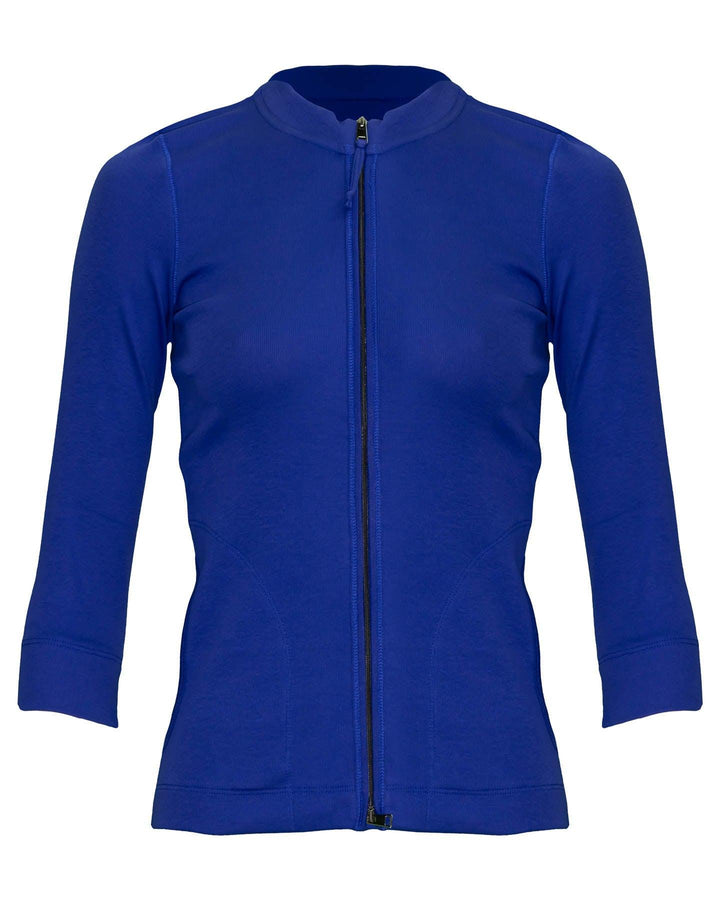 Marc Cain - Stretch Cotton Zip Cardi
