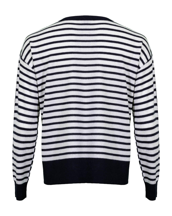 Marc Cain - Striped Fine Knit Pullover