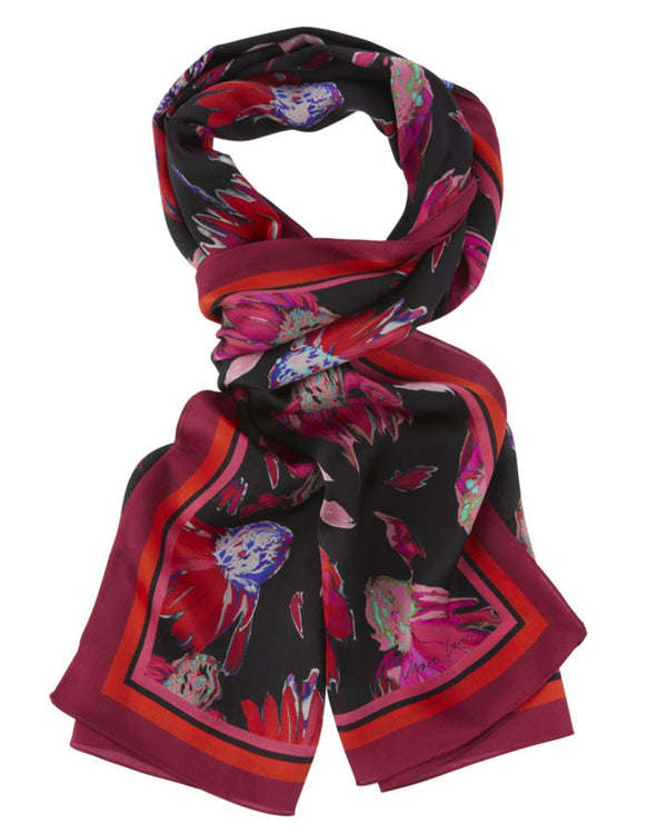 Marc Cain - Super Pink Floral Scarf