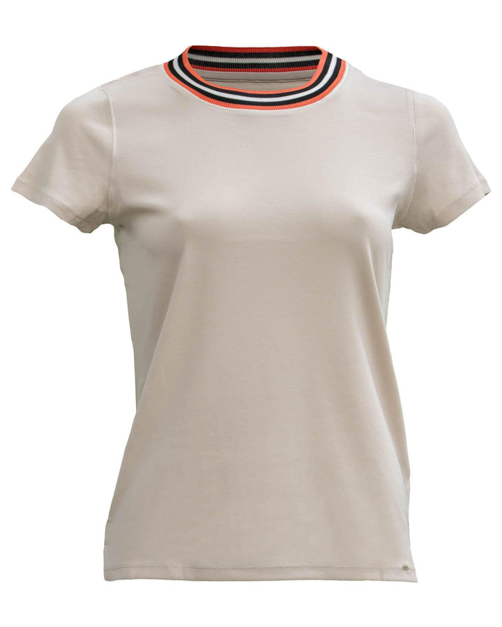 Marc Cain - T-Shirt with Neck Detail