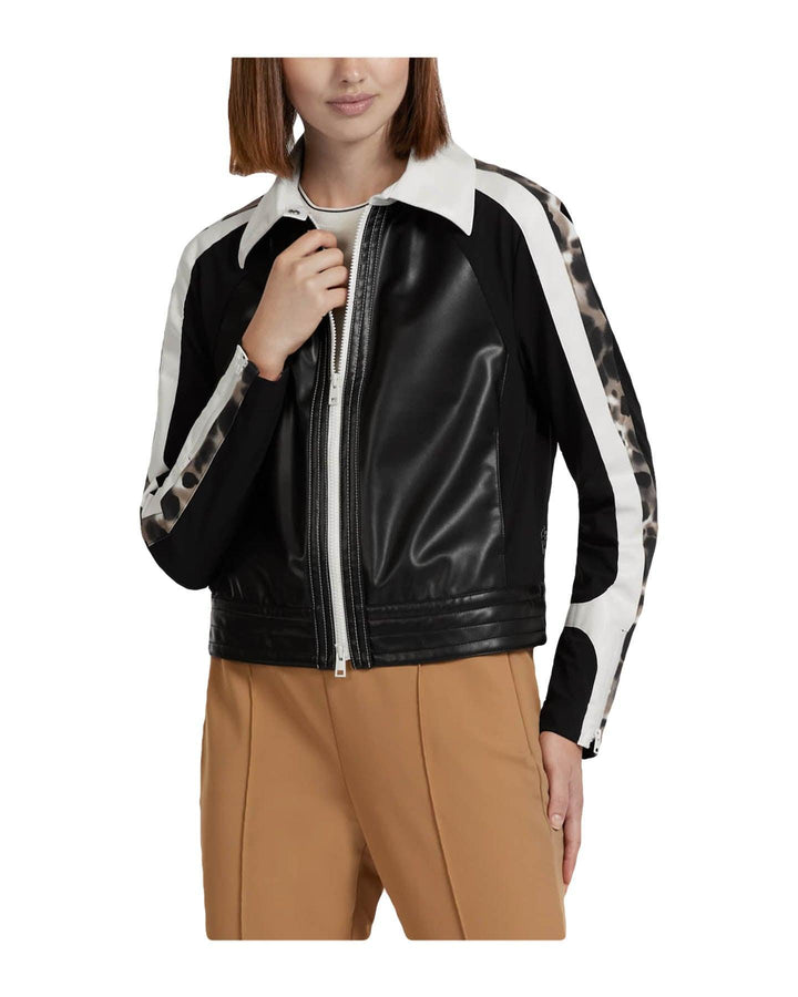 Marc Cain - Vegan Zip Contrast Detail Jacket