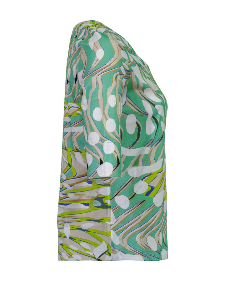 Marc Cain - Water Kiss Wave Print Top