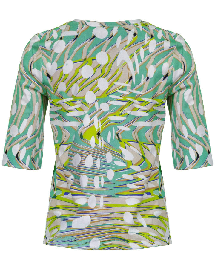 Marc Cain - Water Kiss Wave Print Top