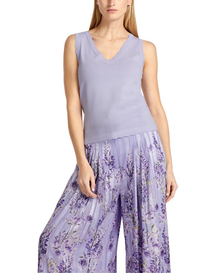 Marc Cain - Wavy Trim Tank Top