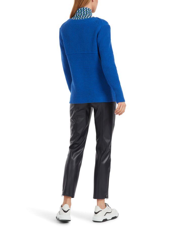 Marc Cain - Wool Blend Ribbed Pullover