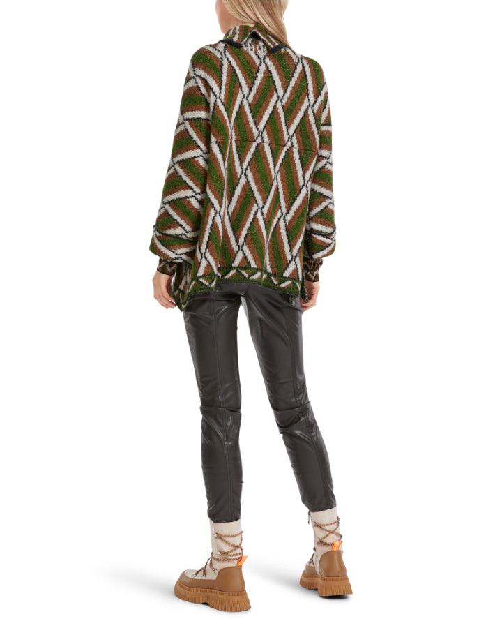 Marc Cain - Woven Pattern Knit Pullover