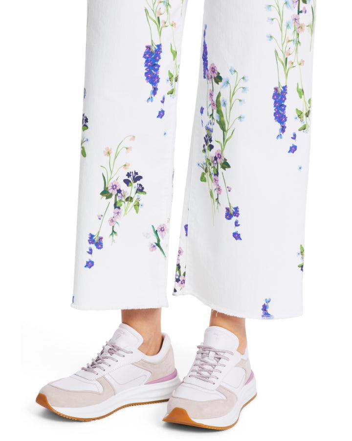 Marc Cain - Wylie Floral Print Wide Leg Jeans