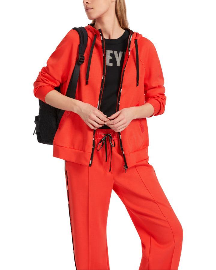 Marc Cain - Zip Detailed Hoodie Jacket