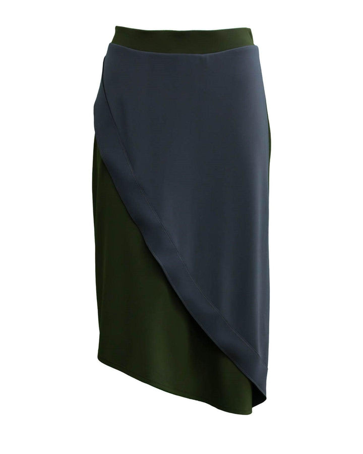 Marie Saint Pierre - Lobelia Layered A-Line Crepe Skirt