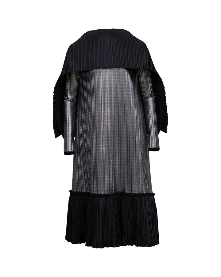 Marie Saint Pierre - Pleated Foil Dress